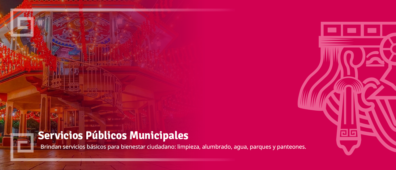 Banner SERVICIOS PÚBLICOS Papantla